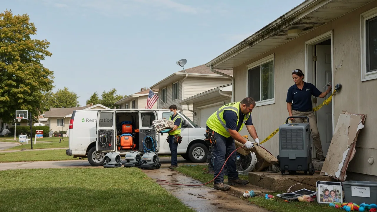 Water Damage Restoration in College Corner, OH near me